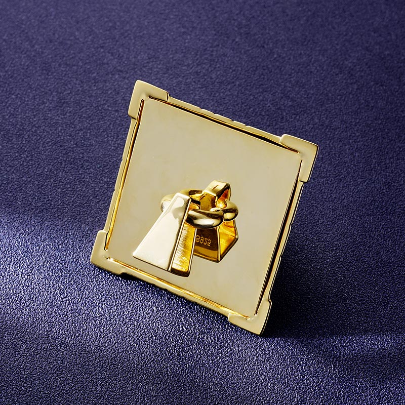 Custom S925 Iced Unique Triangular Cone Pendant Deposit