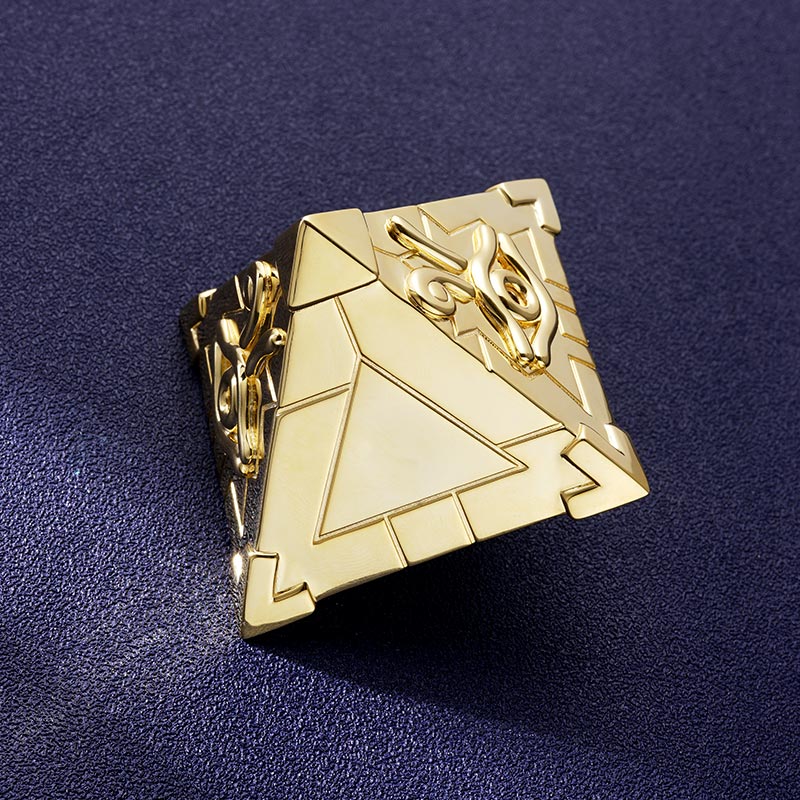Custom S925 Iced Unique Triangular Cone Pendant Deposit