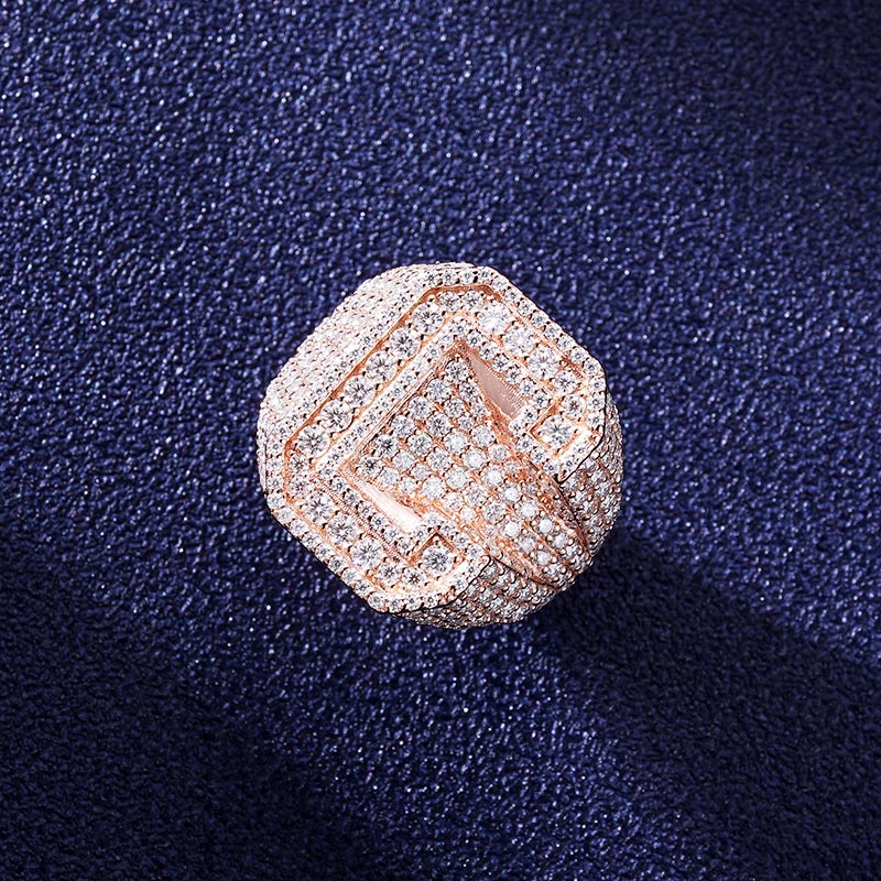 Custom S925 & VVS1 Moissanite Letter Ring Deposit