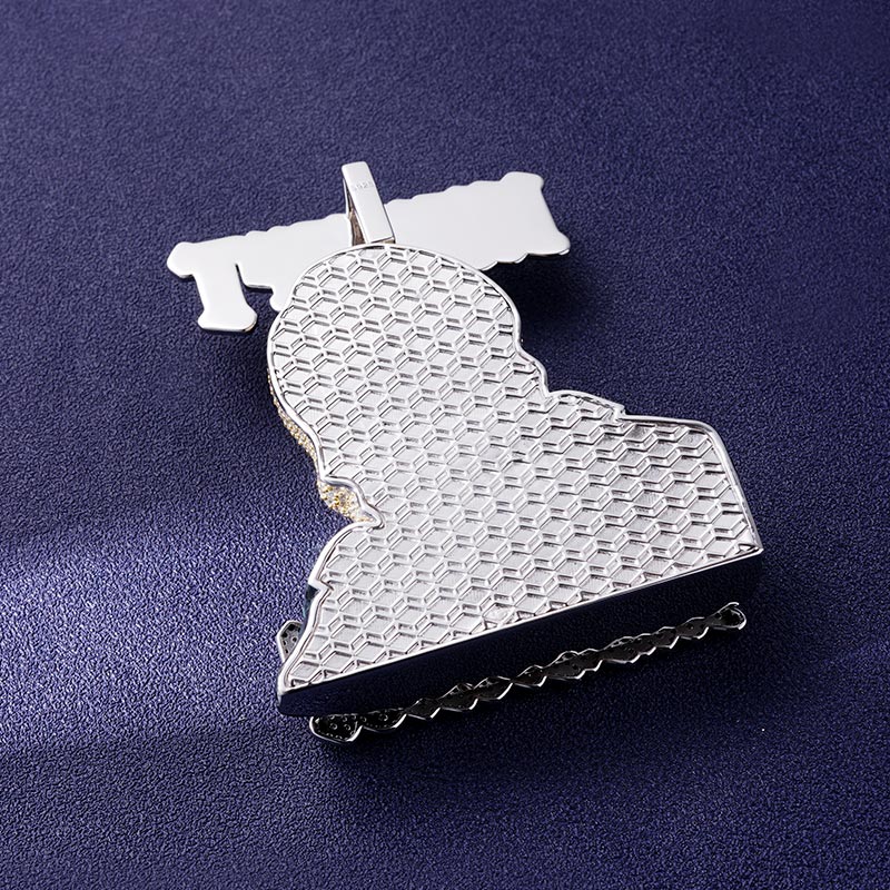 Custom S925 & VVS1 Moissanite Unique Letter & Face Pendant Deposit