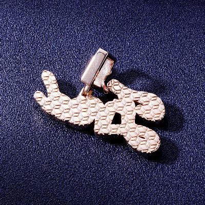 Custom S925 & VVS1 Moissanite Letter Pendant Deposit