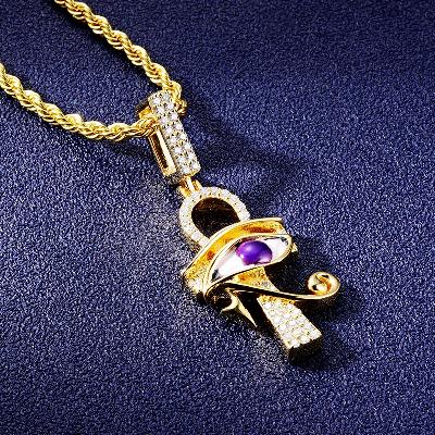 Custom S925 Iced Unique Cross Pendant Deposit