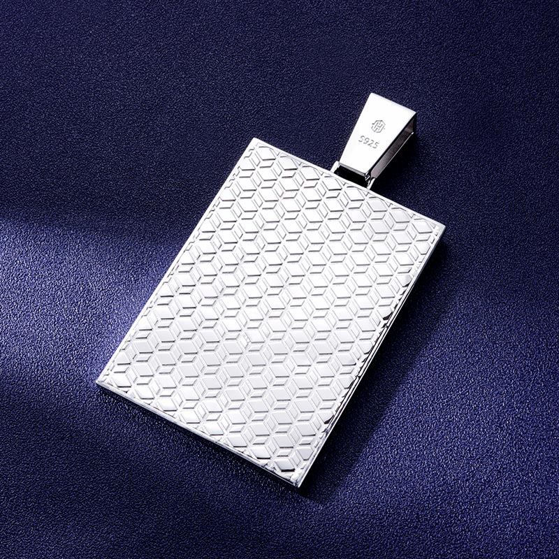 Custom S925 & VVS1 Moissanite Playing Card Pendant Deposit