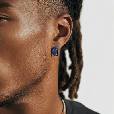 Iced Out Inverted Setting Earrings