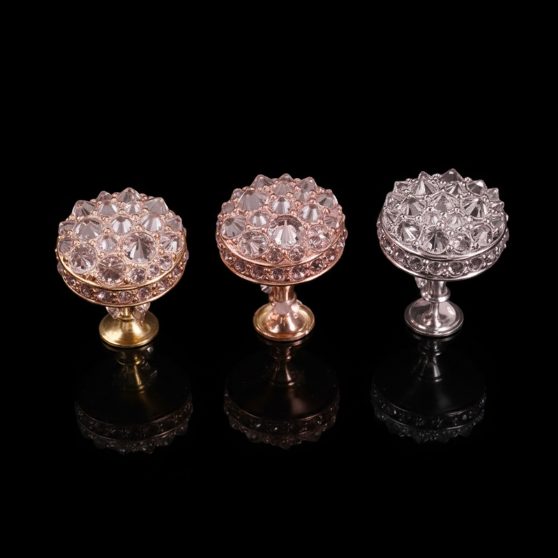 Iced Out Inverted Setting Stud Earrings
