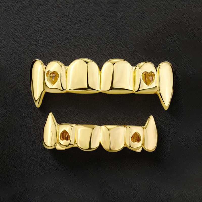 Pre-made Vampire Fang Grillz Set