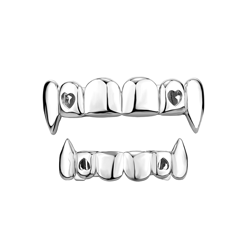 Pre-made Vampire Fang Grillz Set