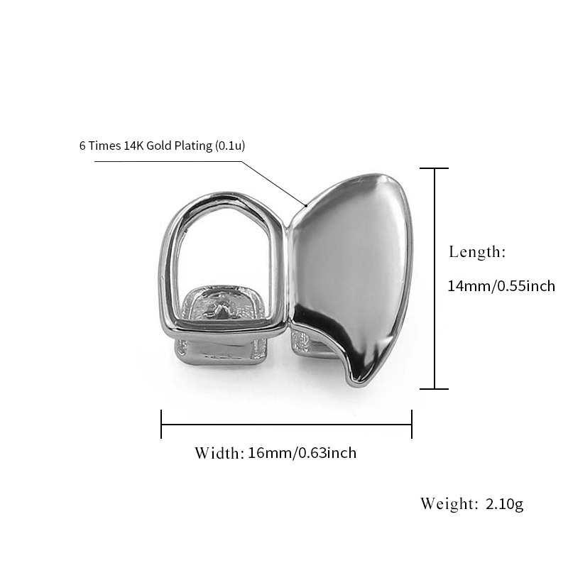 Pre-made Vampire Fang Double Grillz