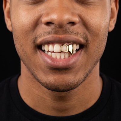 Pre-made Vampire Fang Double Grillz
