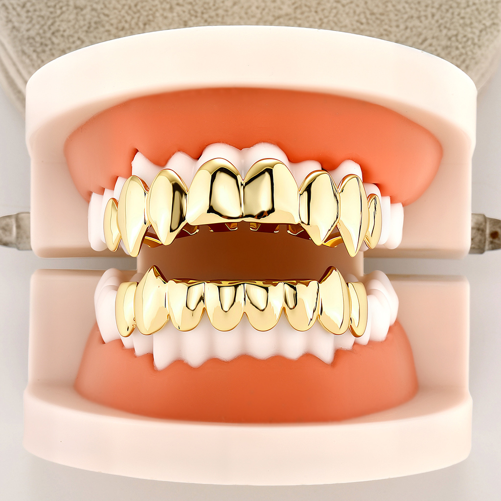 Pre-made Vampire Fang Grillz Set