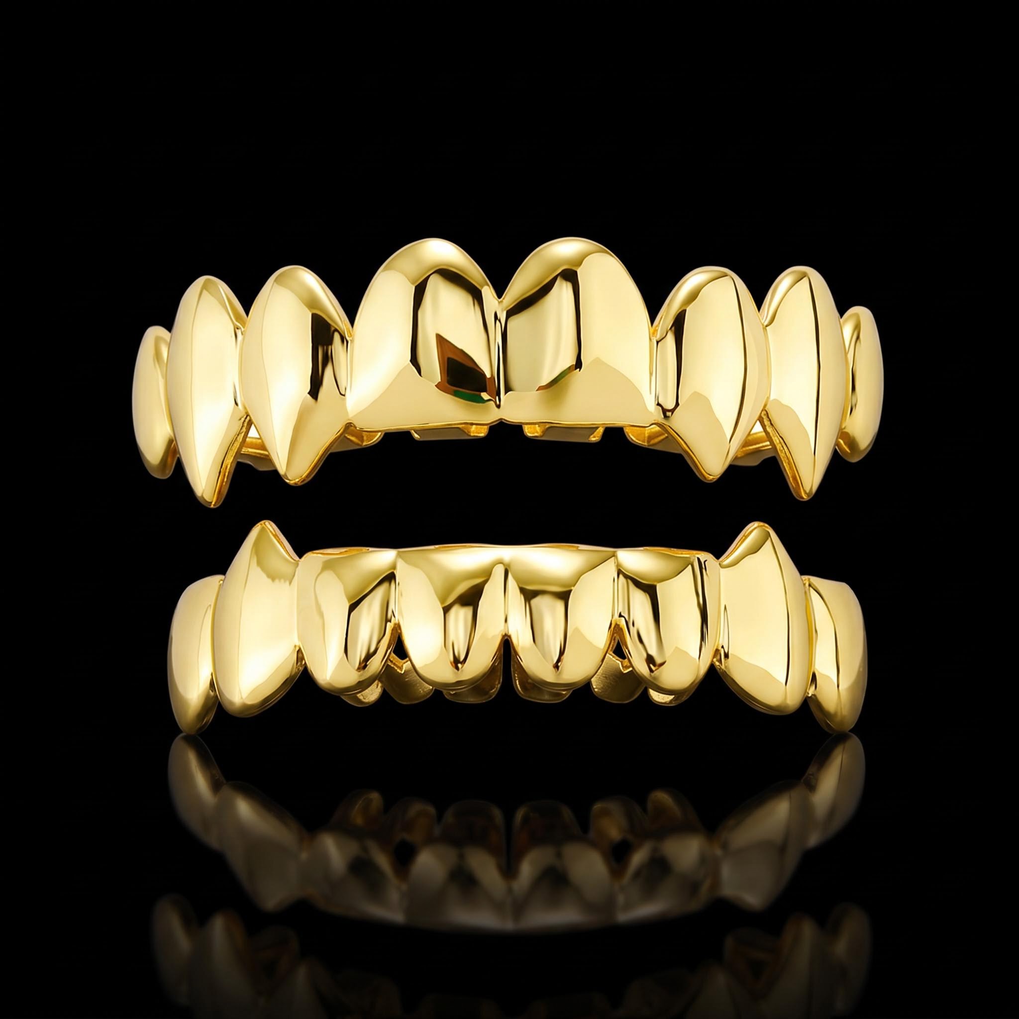Pre-made Vampire Fang Grillz Set