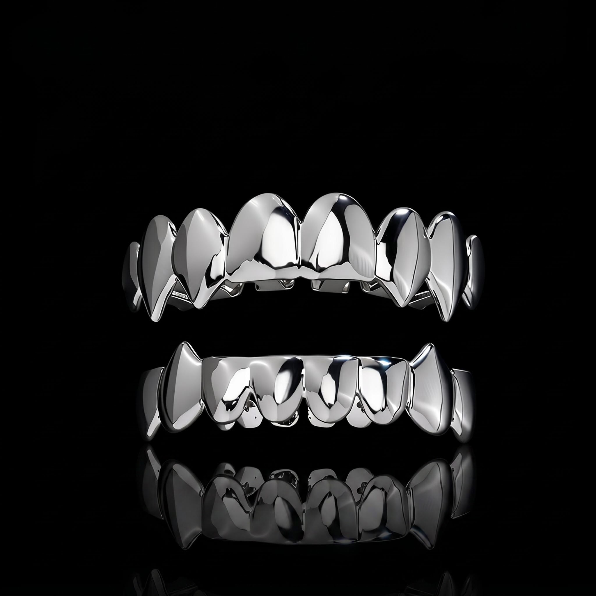 Pre-made Vampire Fang Grillz Set
