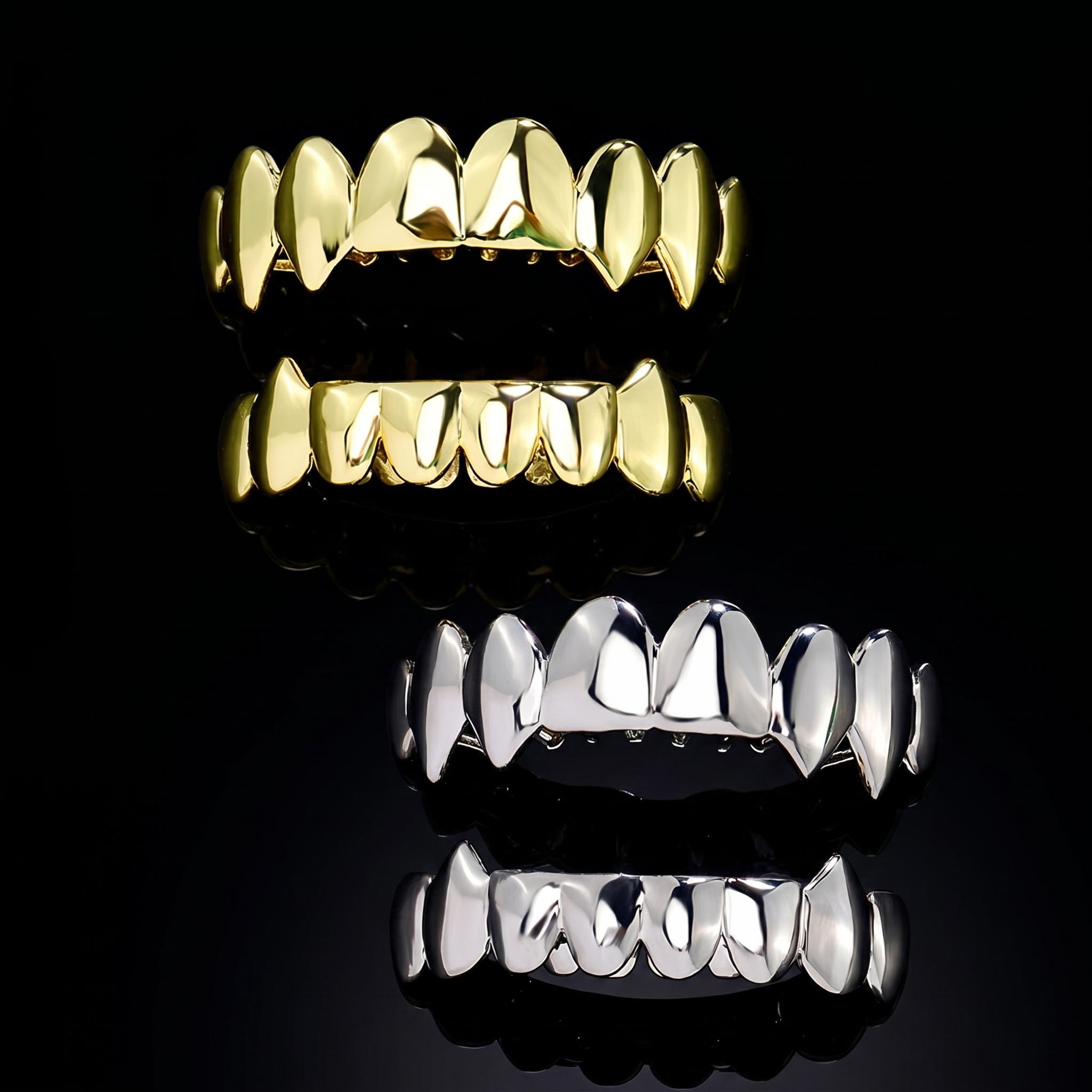 Pre-made Vampire Fang Grillz Set
