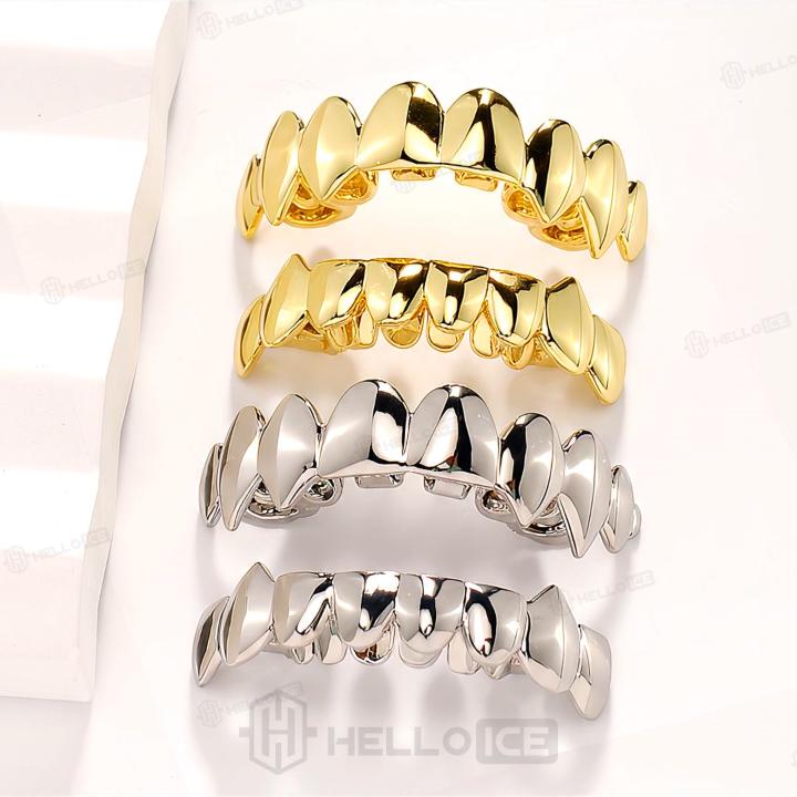 Pre-made Vampire Fang Grillz Set Pre-made Vampire Fang Grillz Set
