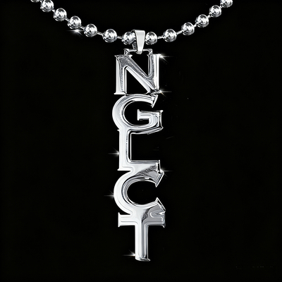 Custom Vertical Name Pendant