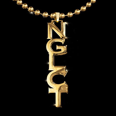 Custom Vertical Name Pendant
