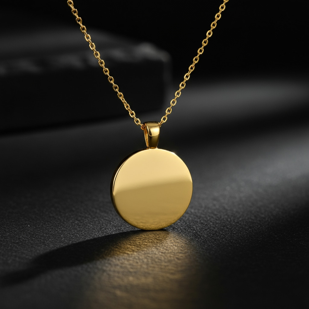 Yinyang Diagram Dancing Diamonds Pendent Necklace