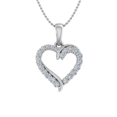 S925 Silver Heart Pendent Necklace