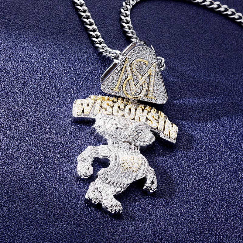 Custom S925 & VVS1 Moissanite Letter & Cartoon Pendant Deposit