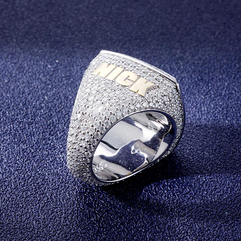 Custom S925 & VVS1 Moissanite Letter Ring Deposit