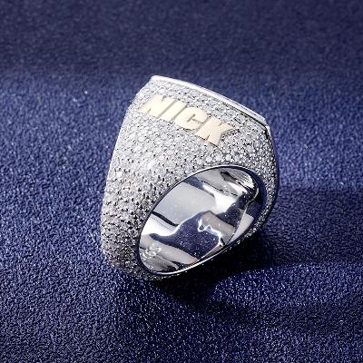 Custom S925 & VVS1 Moissanite Letter Ring Deposit