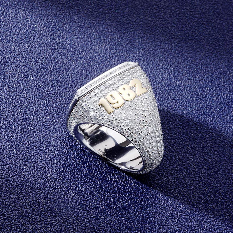 Custom S925 & VVS1 Moissanite Letter Ring Deposit