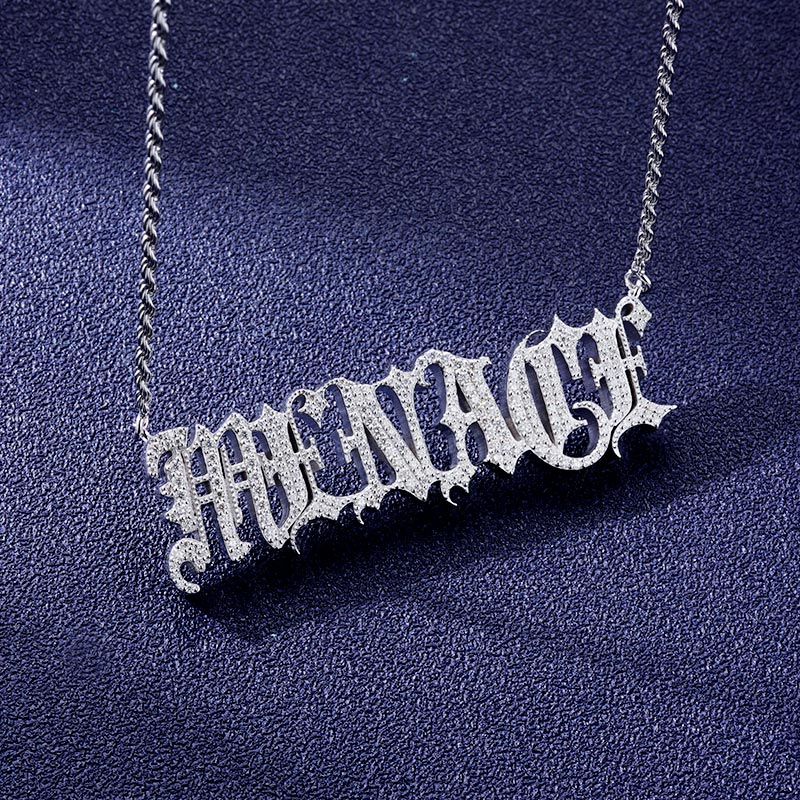 Custom S925 & VVS1 Moissanite Letter Pendant Deposit