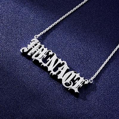 Custom S925 & VVS1 Moissanite Letter Pendant Deposit