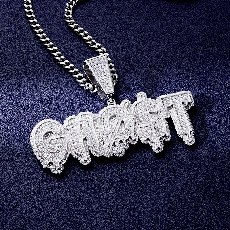 Custom S925 & VVS1 Moissanite Letter Pendant Deposit