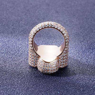 Custom S925 Iced Unique Colorful Ring Deposit