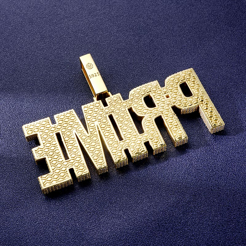 Custom S925 & VVS1 Moissanite Letter Pendant Deposit