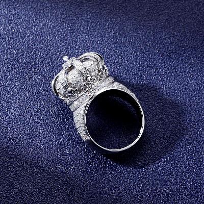 Custom S925 & VVS1 Moissanite Crown Ring Deposit