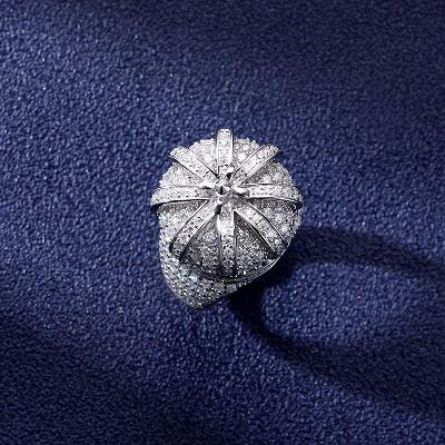 Custom S925 & VVS1 Moissanite Crown Ring Deposit