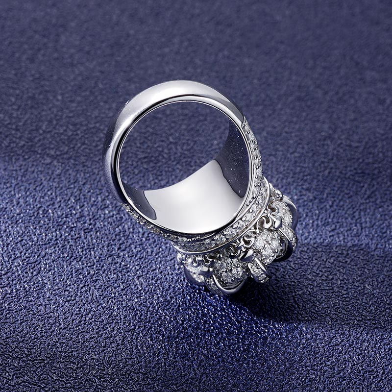 Custom S925 & VVS1 Moissanite Crown Ring Deposit