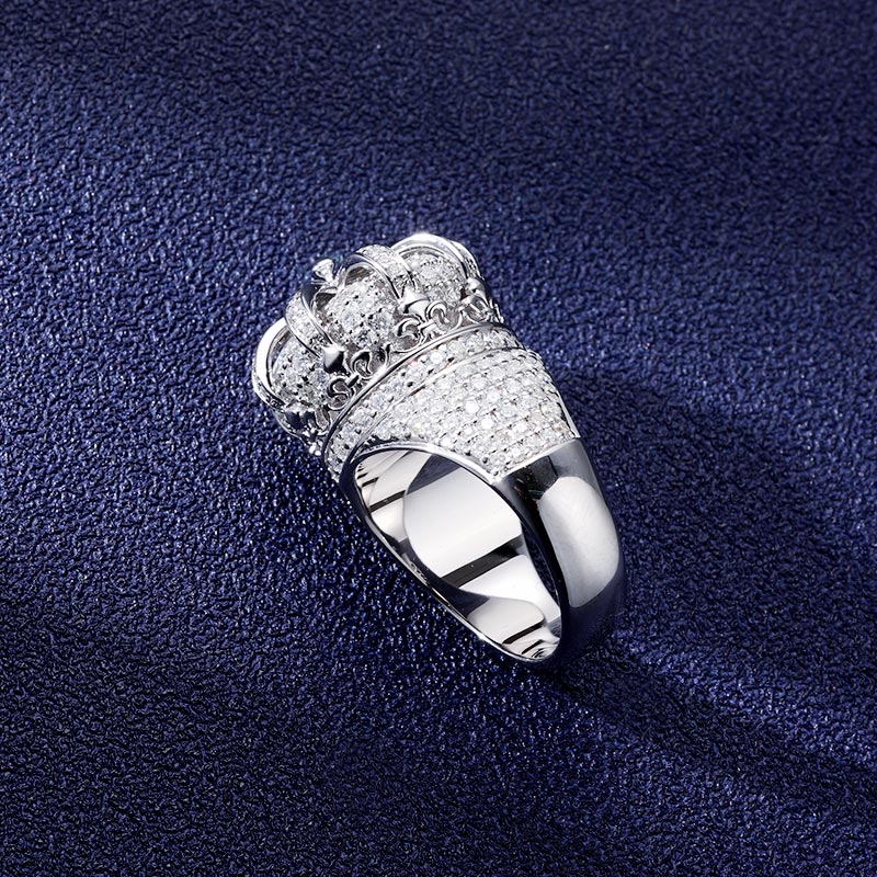 Custom S925 & VVS1 Moissanite Crown Ring Deposit