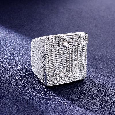 Custom S925 & VVS1 Moissanite Letter Ring Deposit