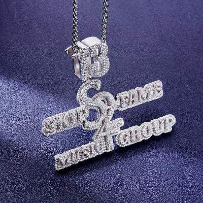 Custom S925 & VVS1 Moissanite Letter Pendant Deposit