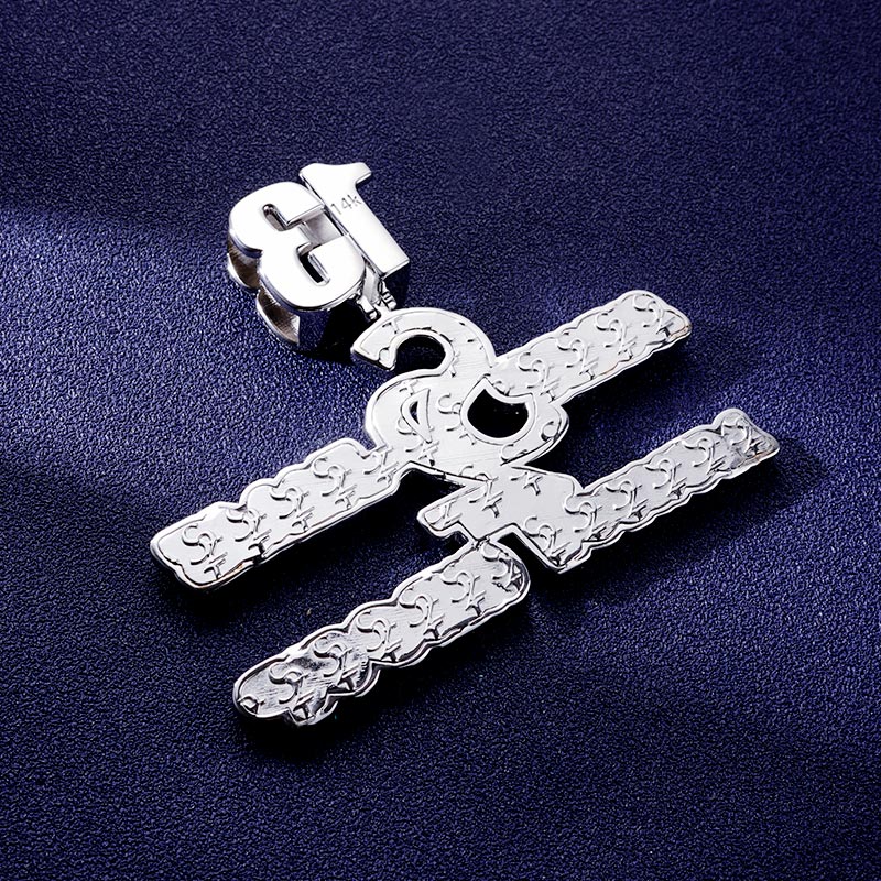 Custom S925 & VVS1 Moissanite Letter Pendant Deposit