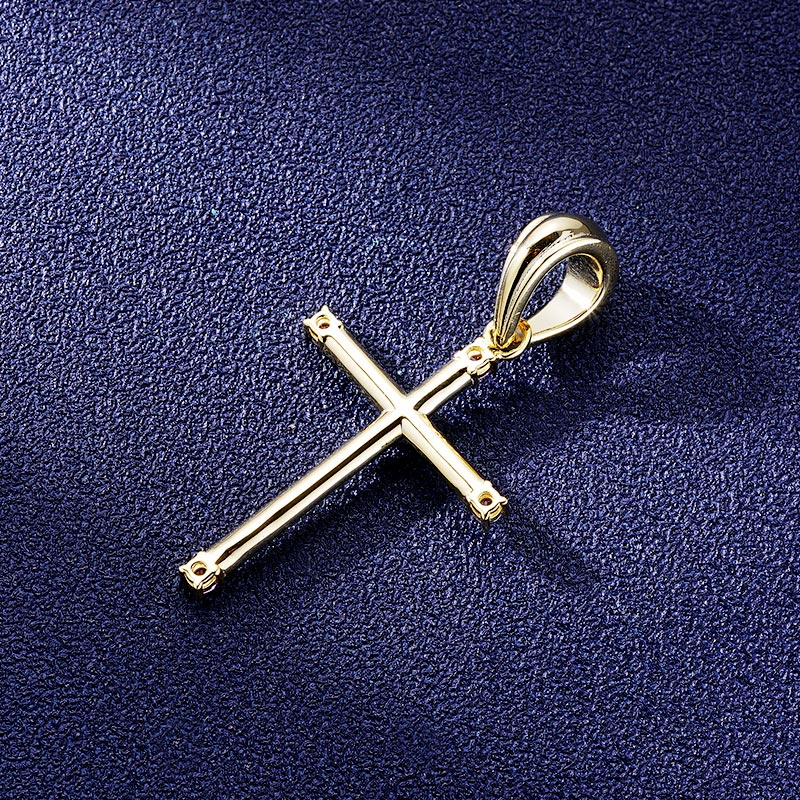 Custom S925 Iced Unique Cross Pendant Deposit