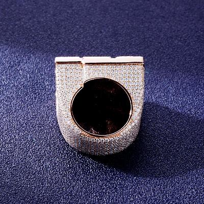 Custom S925 & VVS1 Baguette Moissanite Letter Ring Deposit