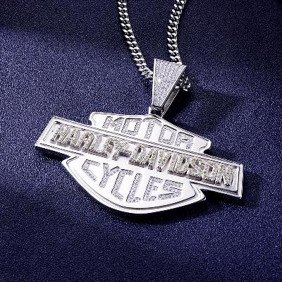 Custom S925 Iced Unique Letter Pendant Deposit