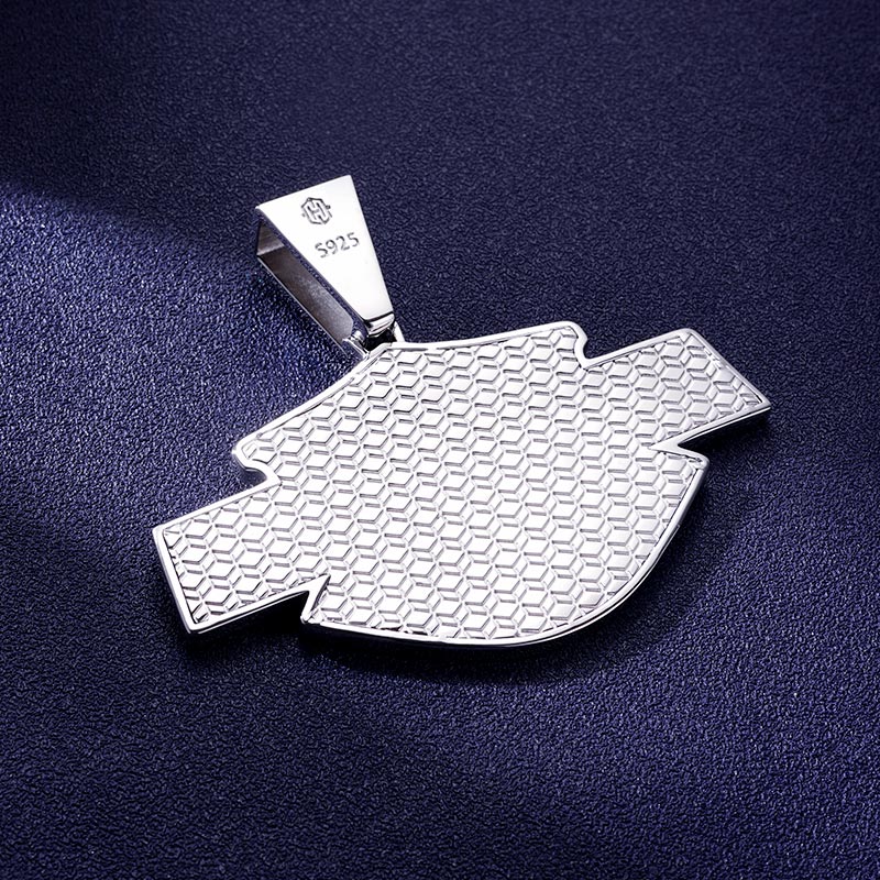 Custom S925 Iced Unique Letter Pendant Deposit