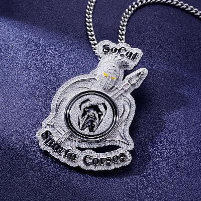 Custom S925 & VVS1 Moissanite Dog & Letter Pendant Deposit