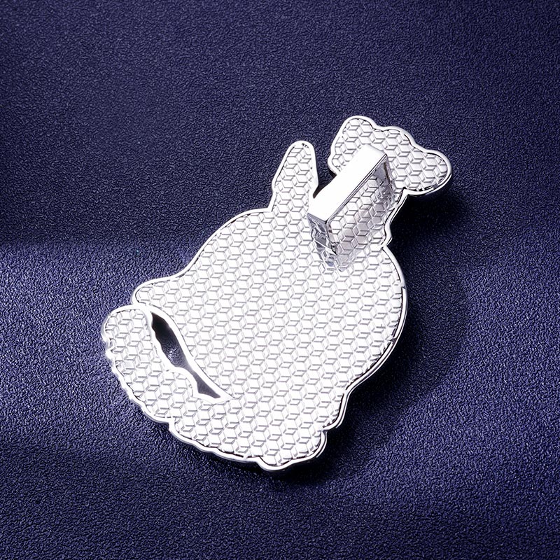 Custom S925 & VVS1 Moissanite Dog & Letter Pendant Deposit