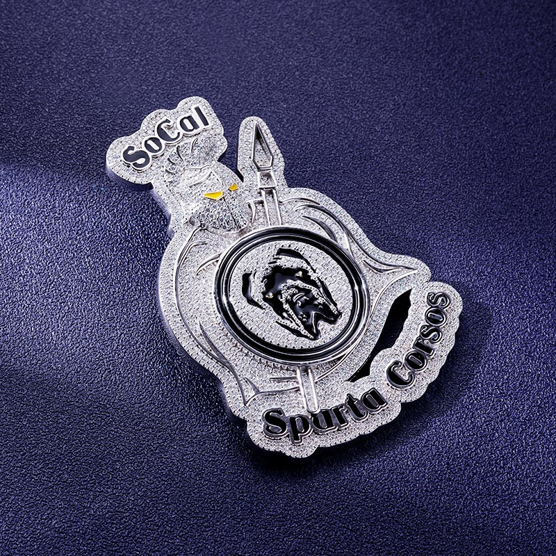 Custom S925 & VVS1 Moissanite Dog & Letter Pendant Deposit