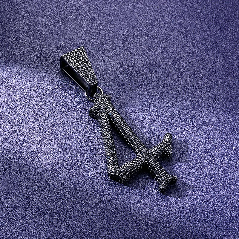 Custom S925 Iced Unique Number Pendant Deposit
