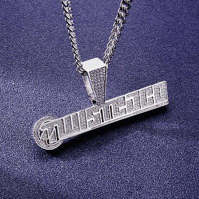 Custom S925 Iced Unique Letter Pendant Deposit