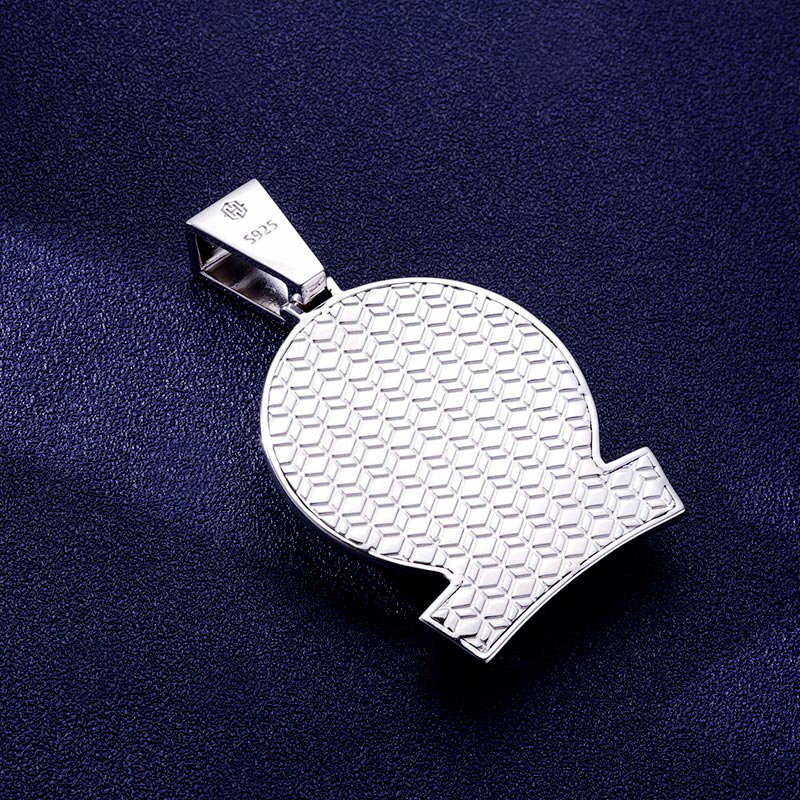 Custom S925 Iced Unique Football & Letter Pendant Deposit