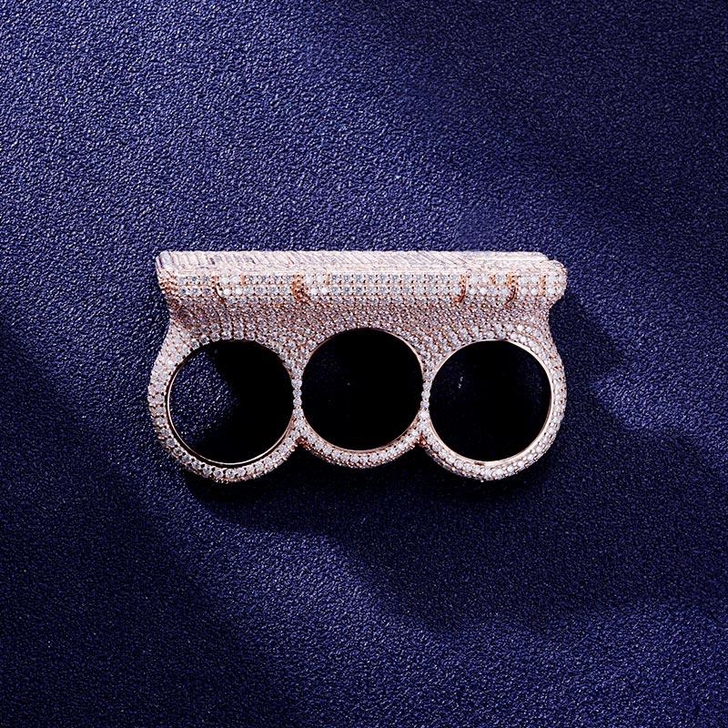 Custom S925 & VVS1 Baguette Moissanite Letter Ring Deposit