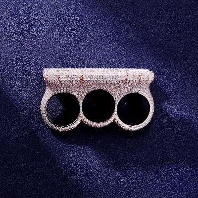 Custom S925 & VVS1 Baguette Moissanite Letter Ring Deposit